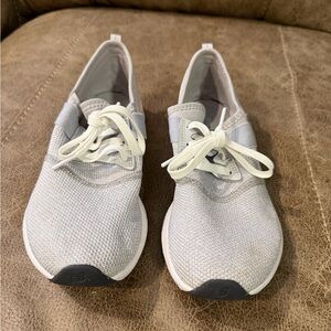 New Balance Fuel Core Gray and White Women's Sneakers.